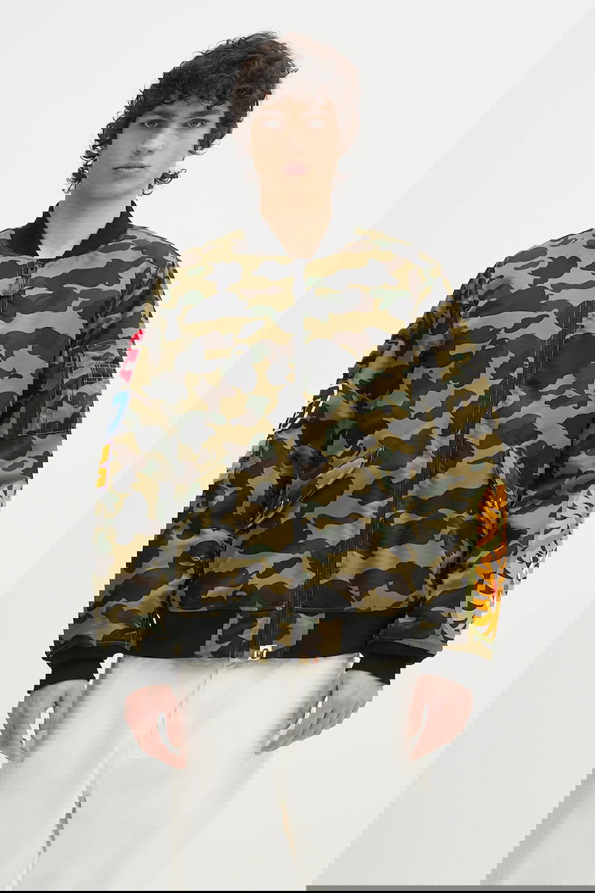 Bomber bunda BAPE Winter 1st Camo Shark MA-1 Bomber Jacket Rôznofarebný | 1L30141003, 0