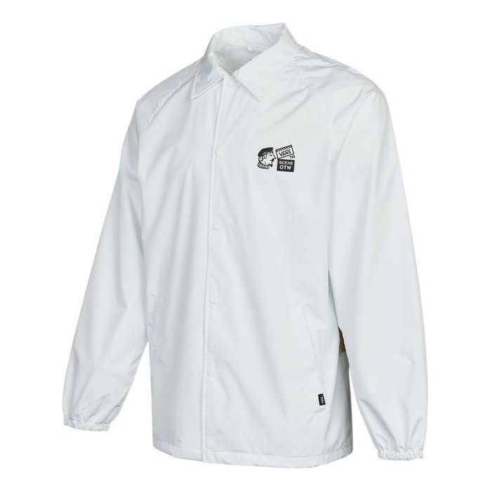 Vetrovka Vans Tell A FRD Coach Jacket Biela | VN0A54P4WHT, 0