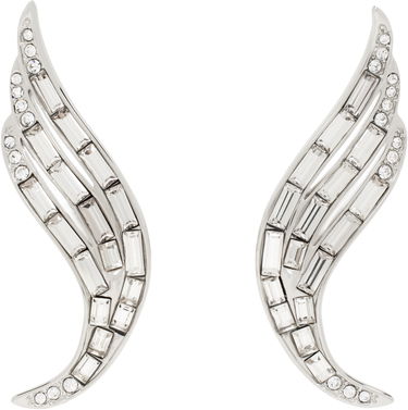 Náušnice Jil Sander Jil Sander Crystal Wing Earrings Metalická | J12VG0299_P5050, 0