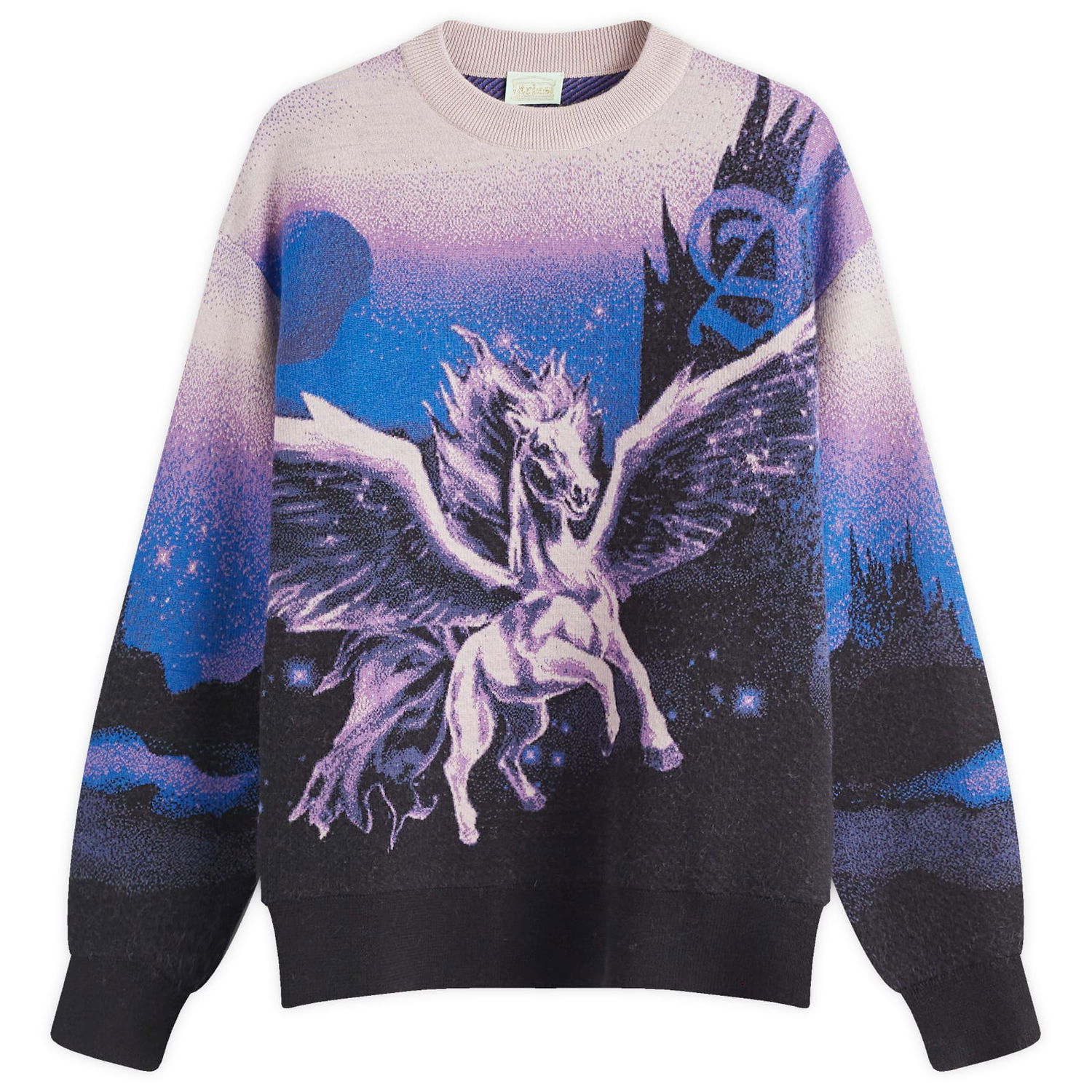 Sveter Aries Pegasus Crew Knit Sweatshirt Rôznofarebný | AR20040-PPL, 0