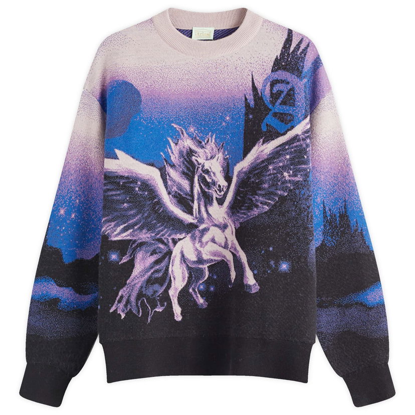 Sveter Aries Pegasus Crew Knit Sweatshirt Rôznofarebný | AR20040-PPL