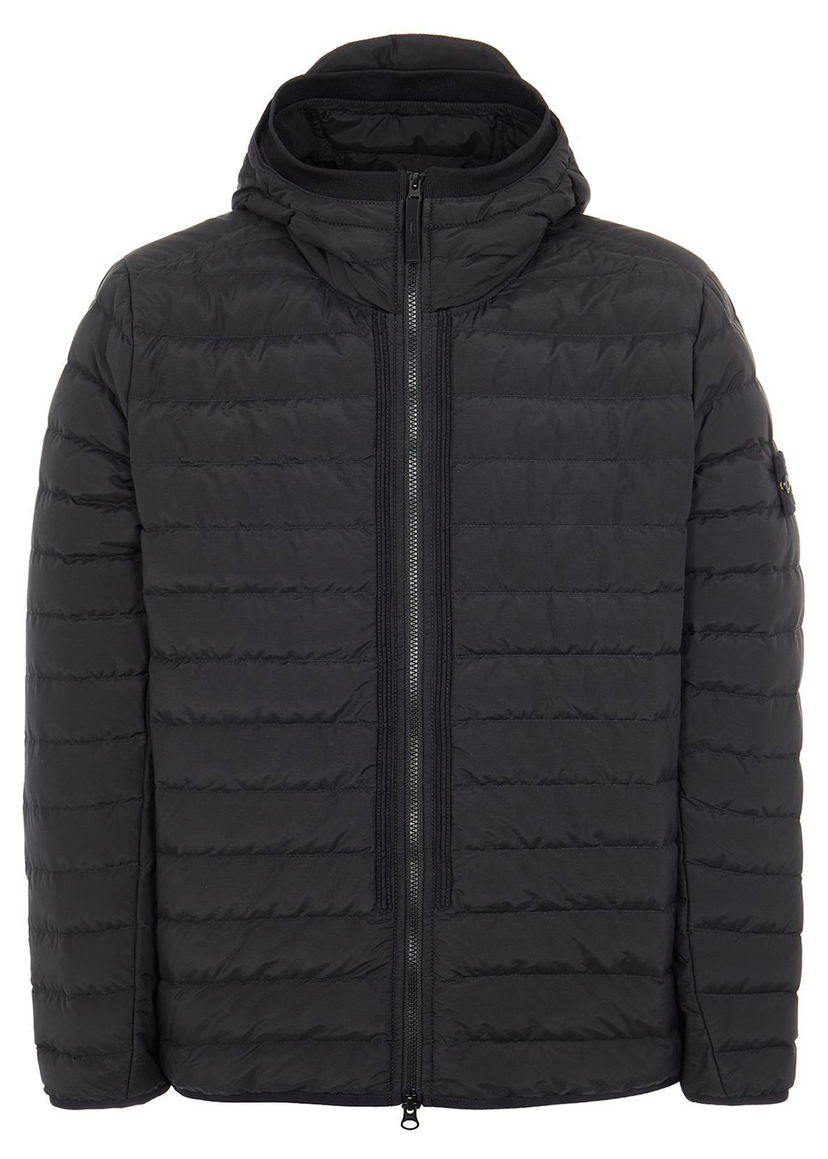 Bunda Stone Island 42725 O-Cotton/R-Nylon Tela Čierna | 751542725V0029-9194