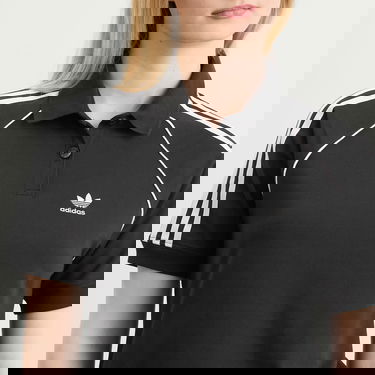 Polo tričko adidas Originals Women's SST Adicolor Short Sleeve Polo Shirt, Size X-Small Čierna | JX7802, 5