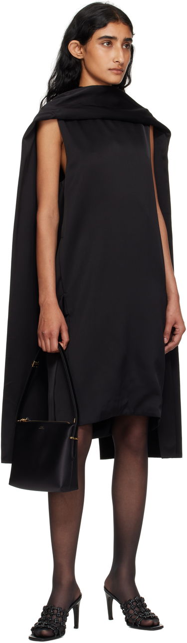 Šaty TOTEME Cocoon Scarf Minidress Čierna | 253-WRD0198-FB0382, 3