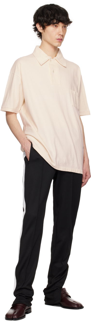 Polo tričko Maison Margiela Maison Margiela Printed Polo Béžová | S50GL0060 M20061, 3