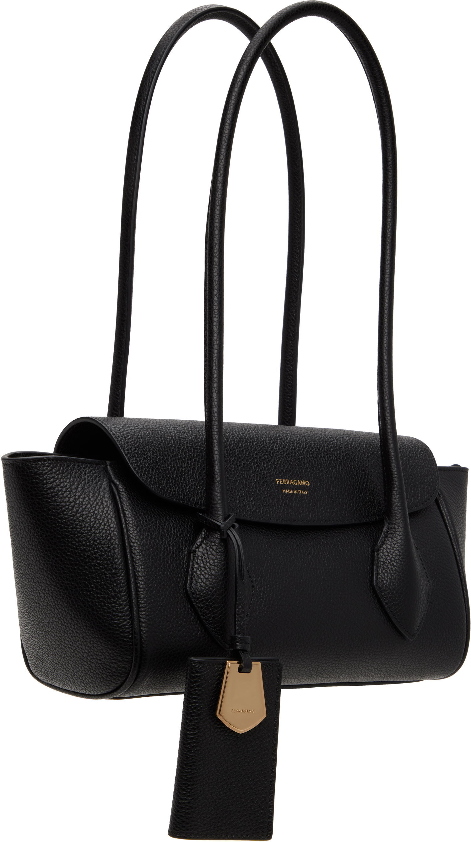 Tote bag FERRAGAMO Ferragamo East-West S Tote Bag Čierna | 773169, 1