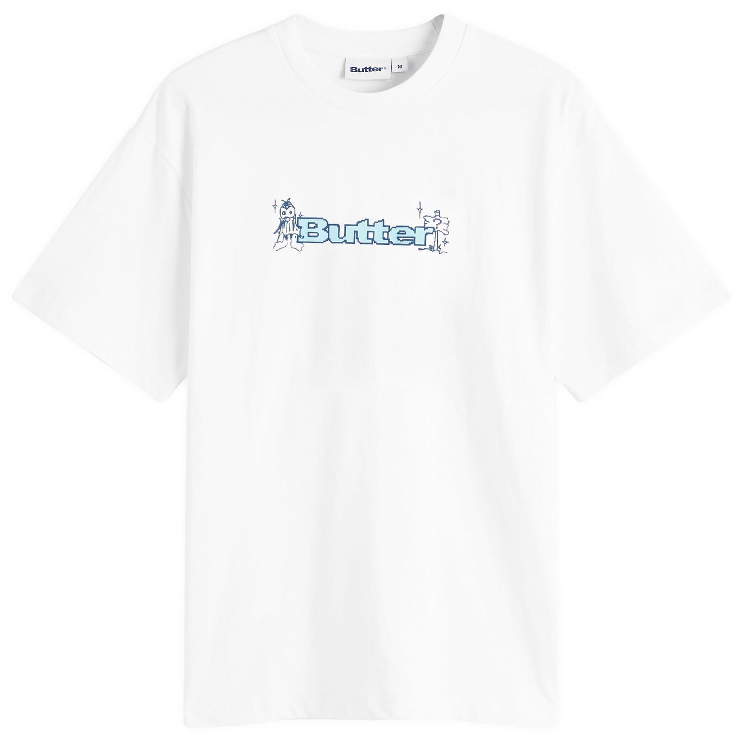 Tričko Butter Goods Quest Logo Graphic T-Shirt Biela | BGQ4240015-WHT, 0