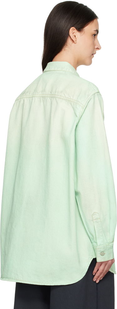 Košeľa Acne Studios Acne Studios Faded Denim Shirt Zelené | CB0102-, 2