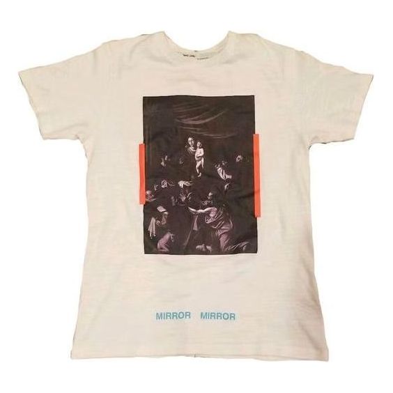 Tričko Off-White MCA Figures of Speech Caravaggio Graphic Print T-Shirt Biela | OMAA002G190010160188, 0