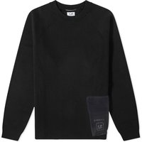 Sveter C.P. Company Double Mixed Pocket Crewneck Čierna | 15CLKN020A-006599A-999, 1
