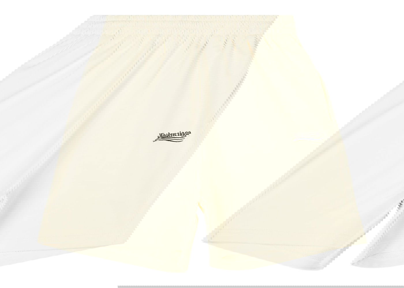 Šortky Balenciaga Political Campaign Large Fit Sweat Shorts Béžová | 676137TKVI90896 / 676137TKVI98962, 0