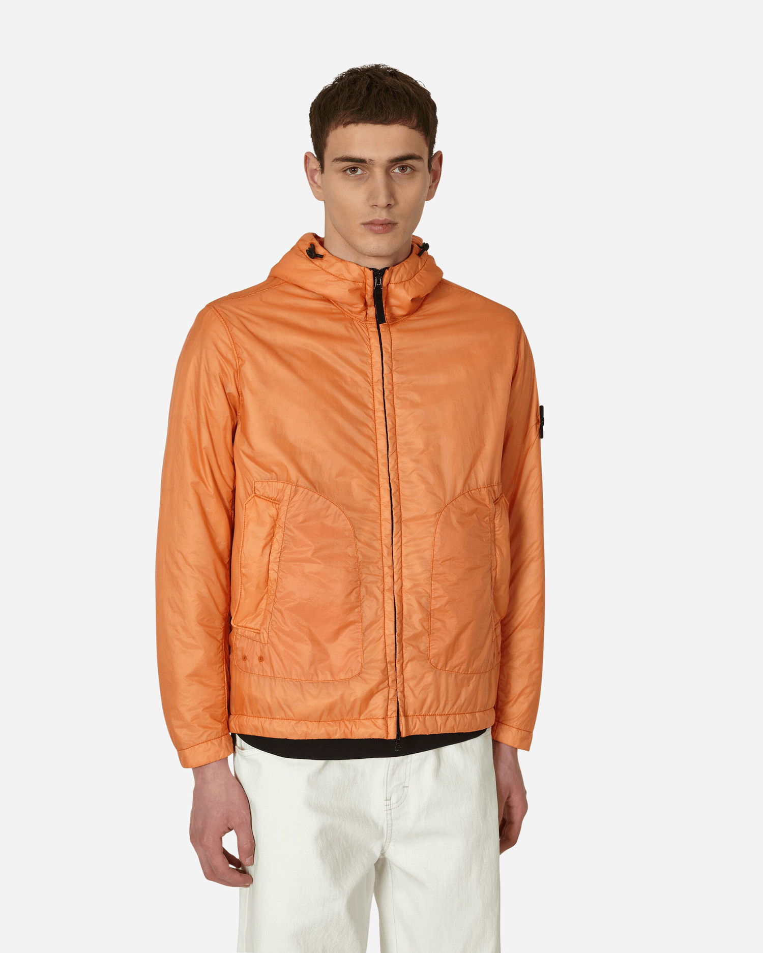 Bunda Stone Island Packable Garment Dyed Micro Yarn PrimaLoft®-TC Jacket Oranžová | MO781542025 V0073, 0