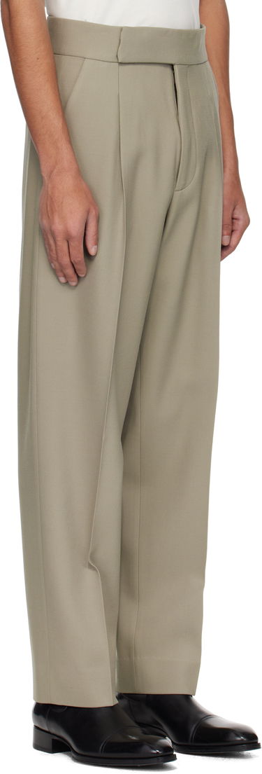 Nohavice Fear of God Fear of God Single Pleat Eternal Trousers Béžová | FGE240-401GRB, 1
