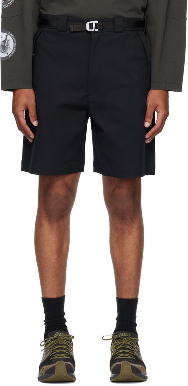 Šortky ROA ROA Buckle Chino Shorts Čierna | RBMW0393FA276, 0