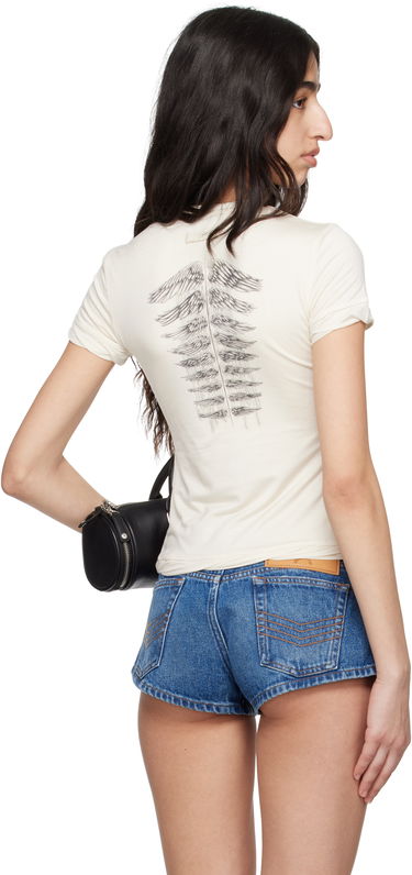 Tričko Jean Paul Gaultier Jean Paul Gaultier 'The Tattoo' T-Shirt Biela | 25/34-F-TS111I-J089-03, 2