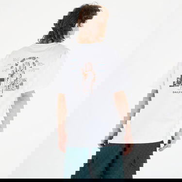 Tričko DAILY PAPER Identity Short Sleeve T-Shirt Biela | 2411063, 1