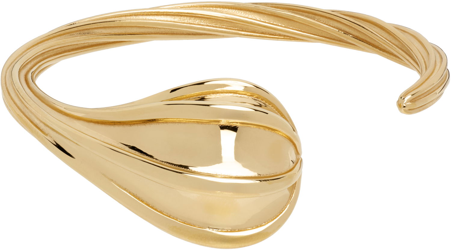 Náramok Bottega Veneta Bottega Veneta Gold Drop Cuff Bracelet Žltá | 838149 VAHU0, 0