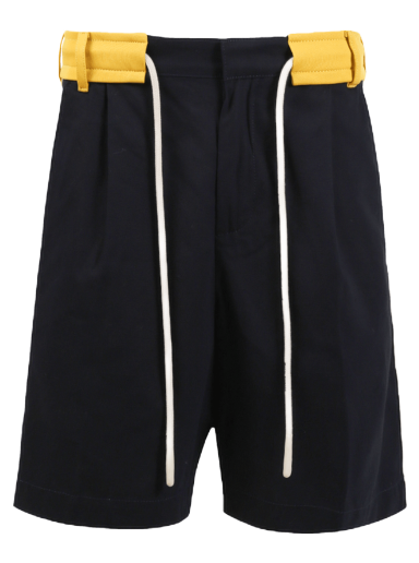 Šortky Palm Angels Track Belt Shorts Navy | PMCB041S22FAB0014618