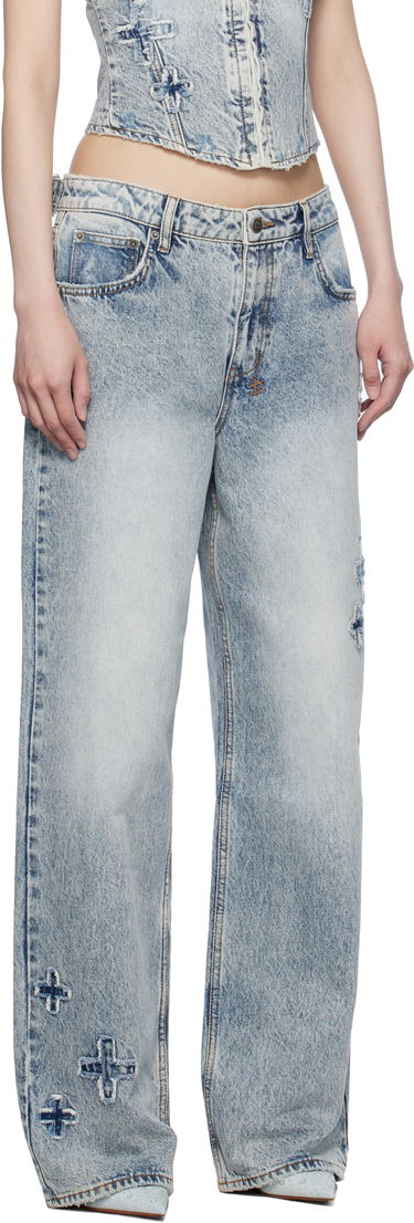 Džínsy Ksubi Ksubi Low Rider Klassic Kraftwerk Jeans Modrá | WPS25DJ026, 1