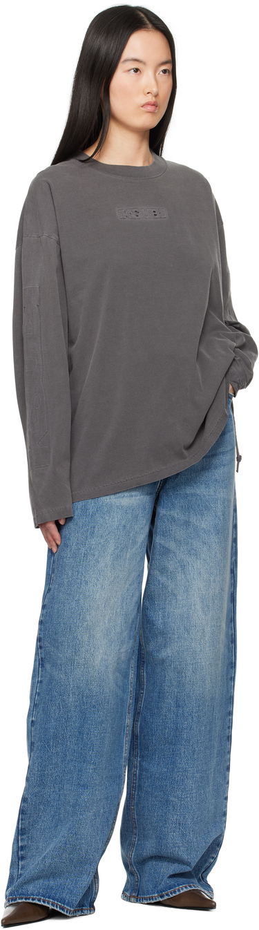 Tričko Ksubi Ksubi Sott Boyfriend Long Sleeve T-Shirt Šedá | WSP25TE010, 3