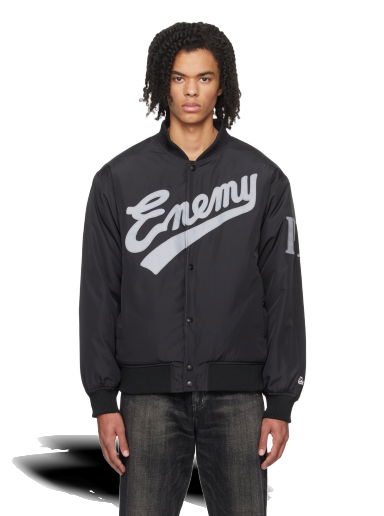 Bomber bunda Neighborhood PUBLIC ENEMY & Majestic x Bomber Jacket Čierna | 232FAMSN-JKM01