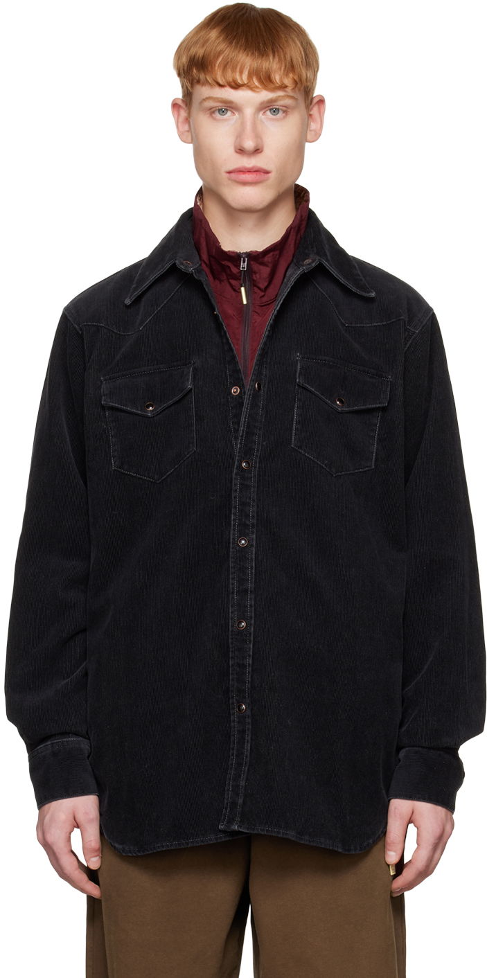 Košeľa Acne Studios Button-Up Shirt Čierna | BB0463-, 0