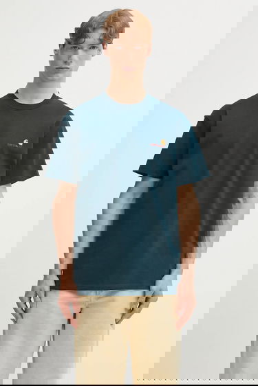 Tričko Carhartt WIP Short Sleeve American Script T-Shirt Zelené | I029956.0AUXX, 0