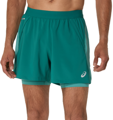Šortky Asics Road 2-in-1 5" Shorts Zelené | 2011d245-301, 0