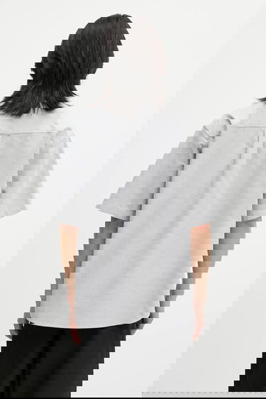 Košeľa Carhartt WIP Braxton Short Sleeve Button-Down Relaxed Fit Shirt Šedá | I031454.2V3XX, 2