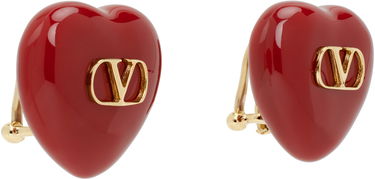 Náušnice Valentino Valentino Garavani Coeur Royal Heart Earrings Červená | 6W2J0Y10MJP, 1