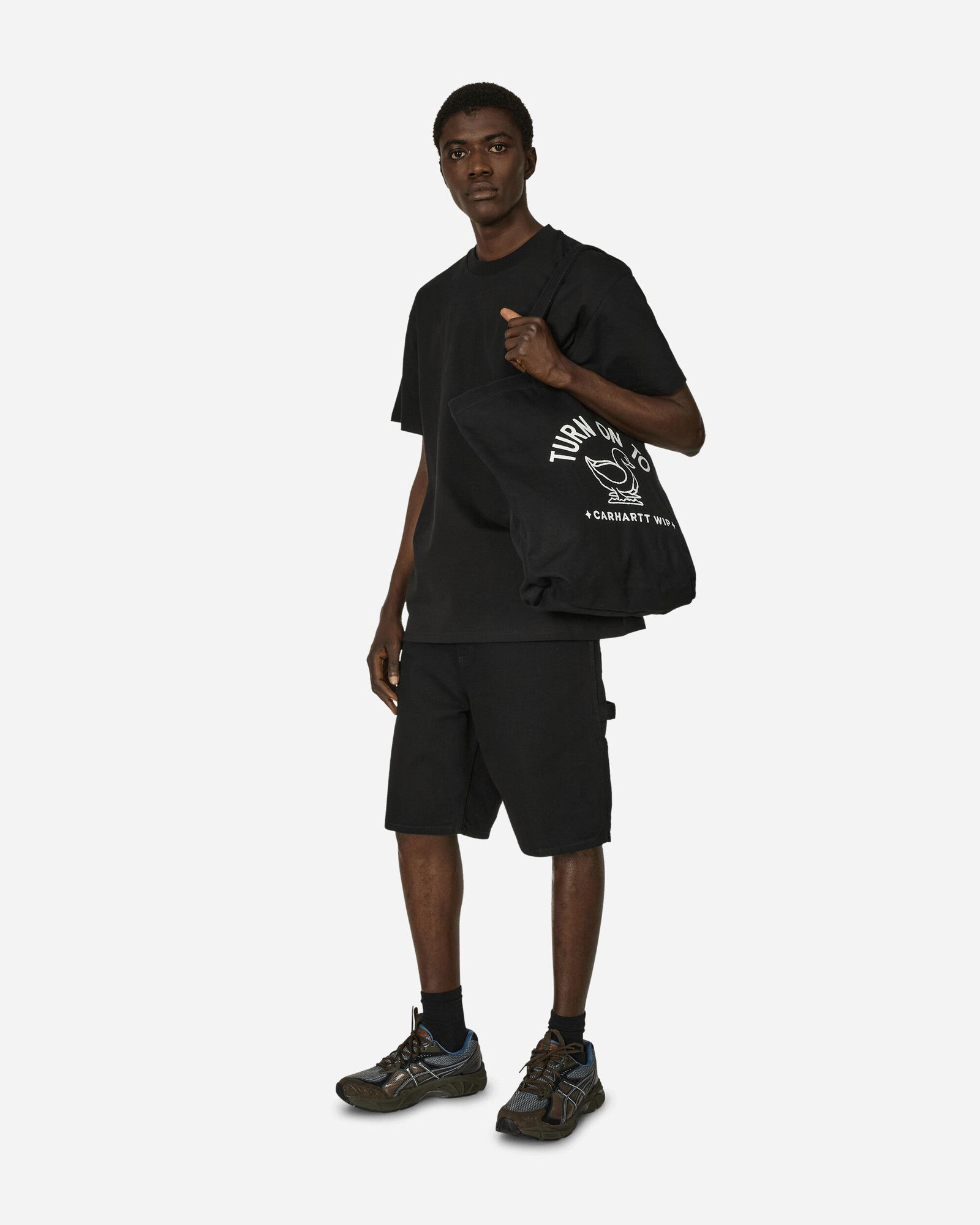 Stamp Tote Bag Black