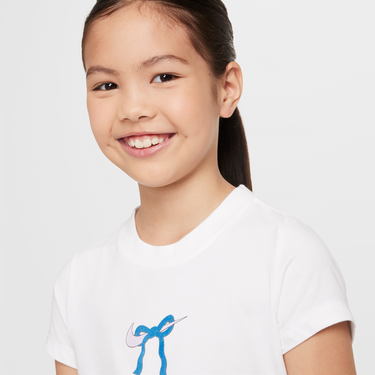 Crop Top Nike Nike Sportswear Girls' T-Shirt Biela | HQ2344-100, 4