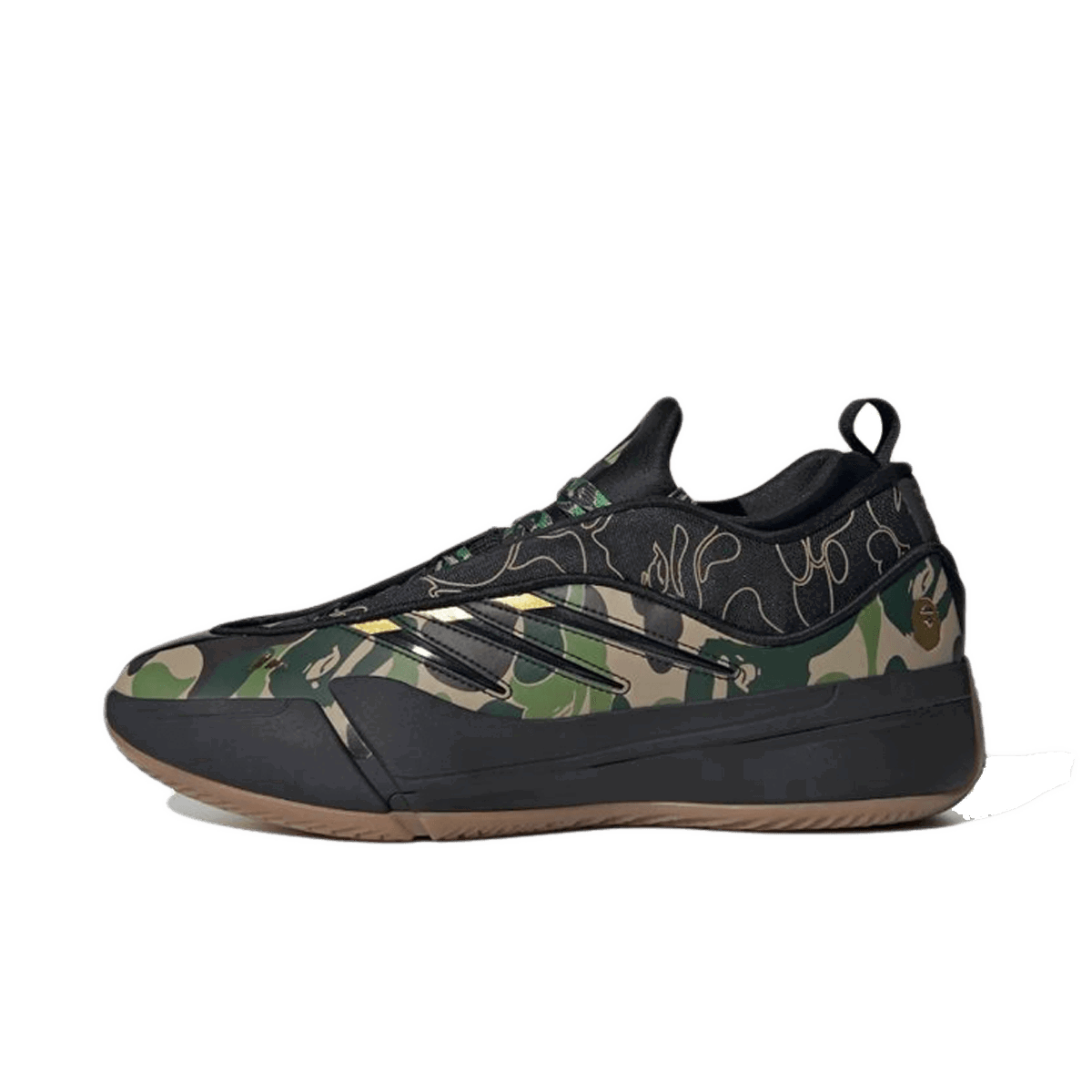 Tenisky a topánky adidas Originals BAPE x Dame 9 "Black & Green" Čierna | JH6358, 0