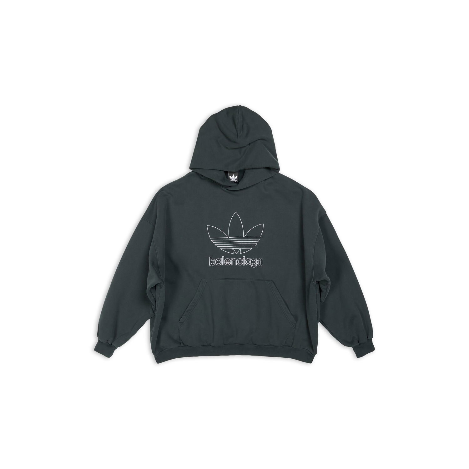 Mikina Balenciaga adidas x Hoodie Large Fit Zelené | 712396TNVA90377, 0