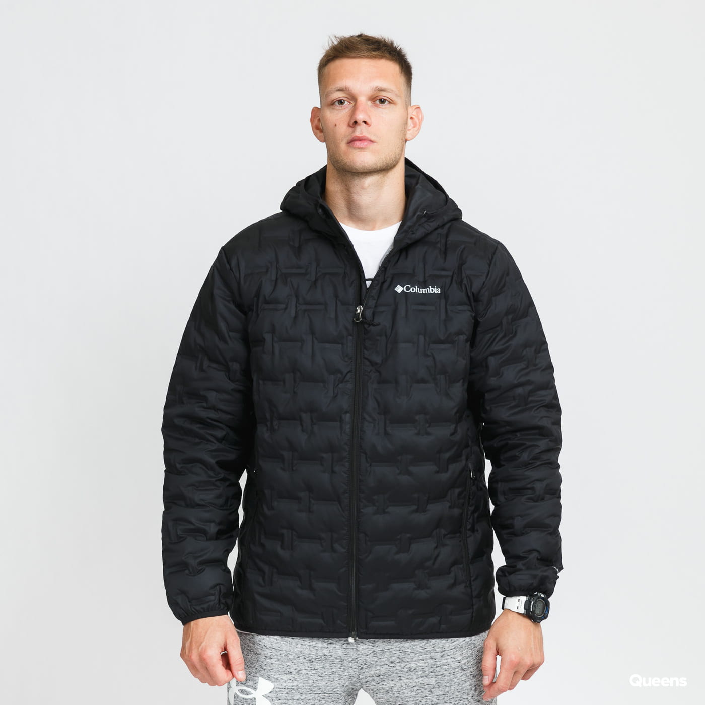 Bunda Columbia Delta Ridge Down Hooded Jacket Čierna | 1875892010, 0