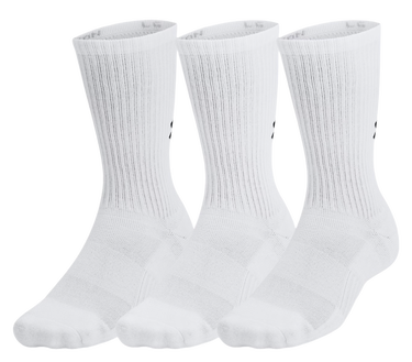 Ponožky Under Armour Under Armour TC 3pk Crew Socks Biela | 1386311-100, 0