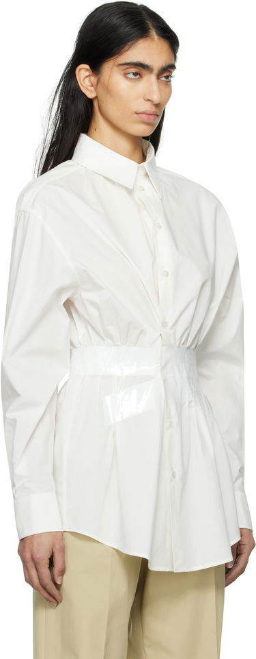 Košeľa Maison Margiela MM6 Maison Margiela Cotton Poplin Taped Shirt Biela | S52DT0045 M35256, 1
