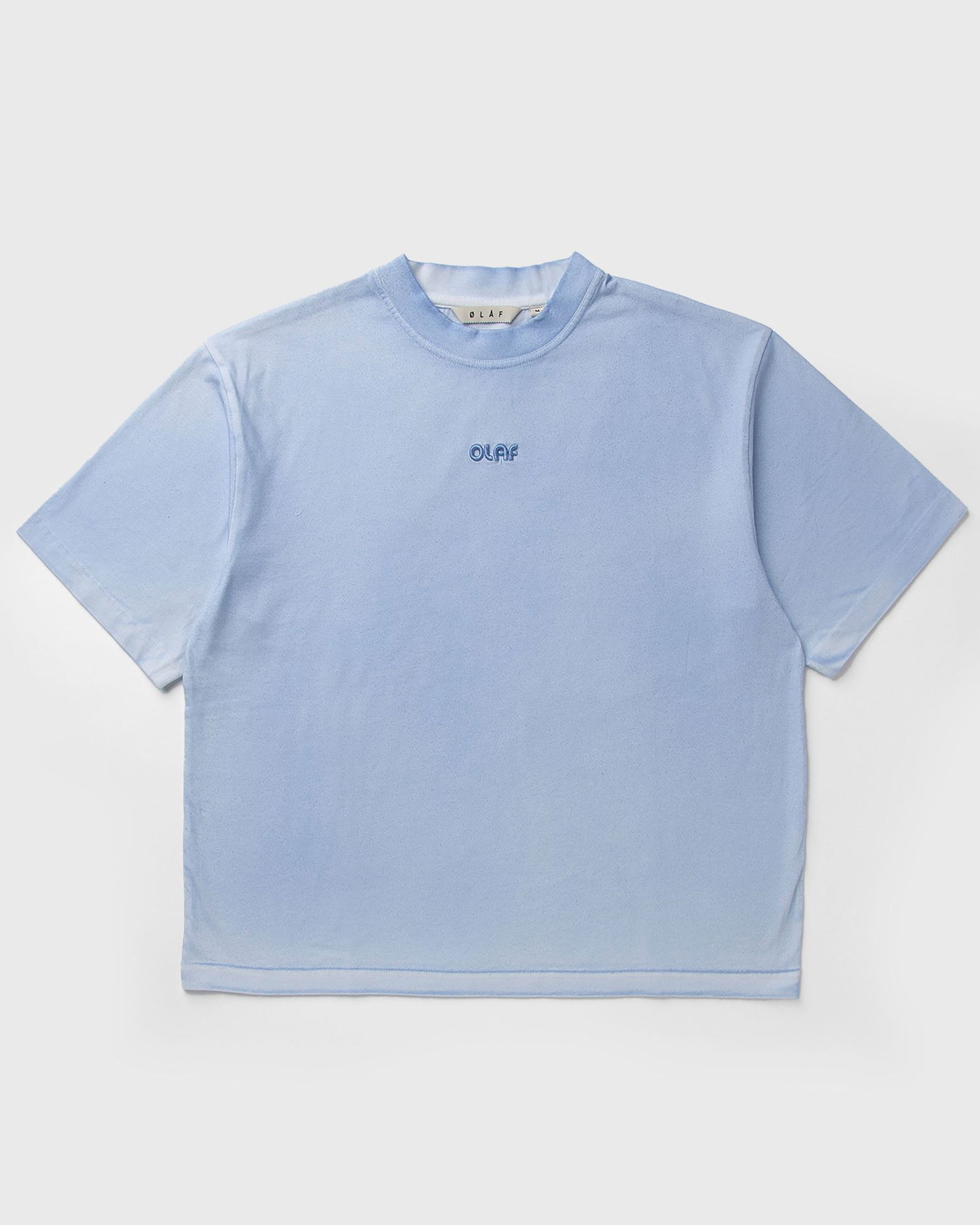 Tričko ØLÅF Boxy T-Shirt Modrá | W210102-SURF-BLUE, 1