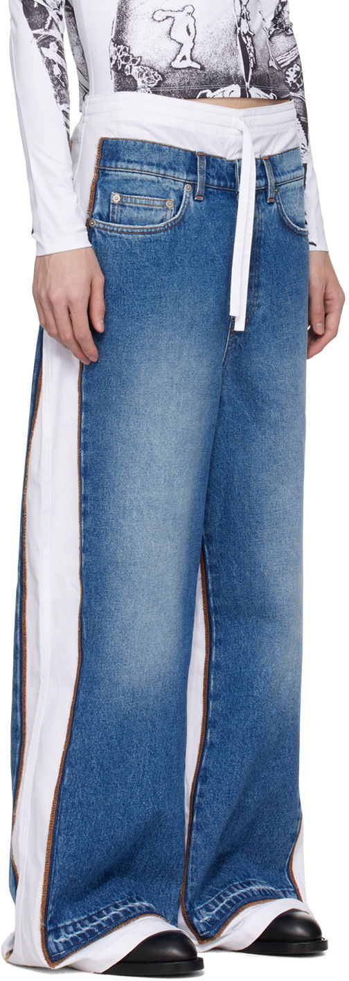 Gaultier 'The Trompe L'œil' Denim Trousers