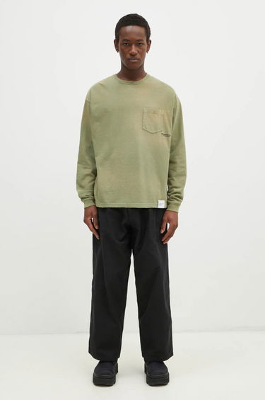 Tričko Neighborhood NEIGHBORHOOD Long Sleeve T-Shirt Zelené | 242FPNH.CSM15, 4