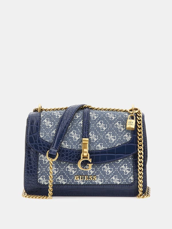 Taška cez rameno GUESS G James Logo Mini Crossbody Bag Navy | HWDA9213200, 0