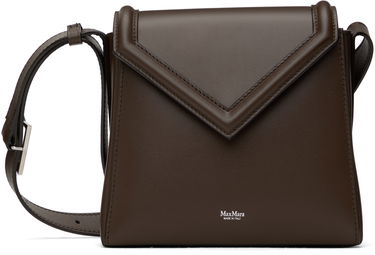 Taška cez rameno Max Mara MM Leather Shoulder Bag Hnedá | 2424516061600, 0