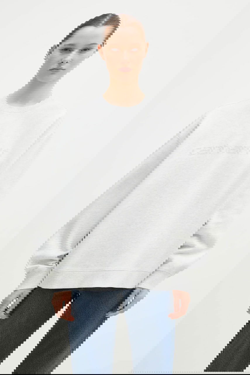 Mikina Carhartt WIP Rivet Script Sweatshirt Šedá | I034420.1DQXX, 0