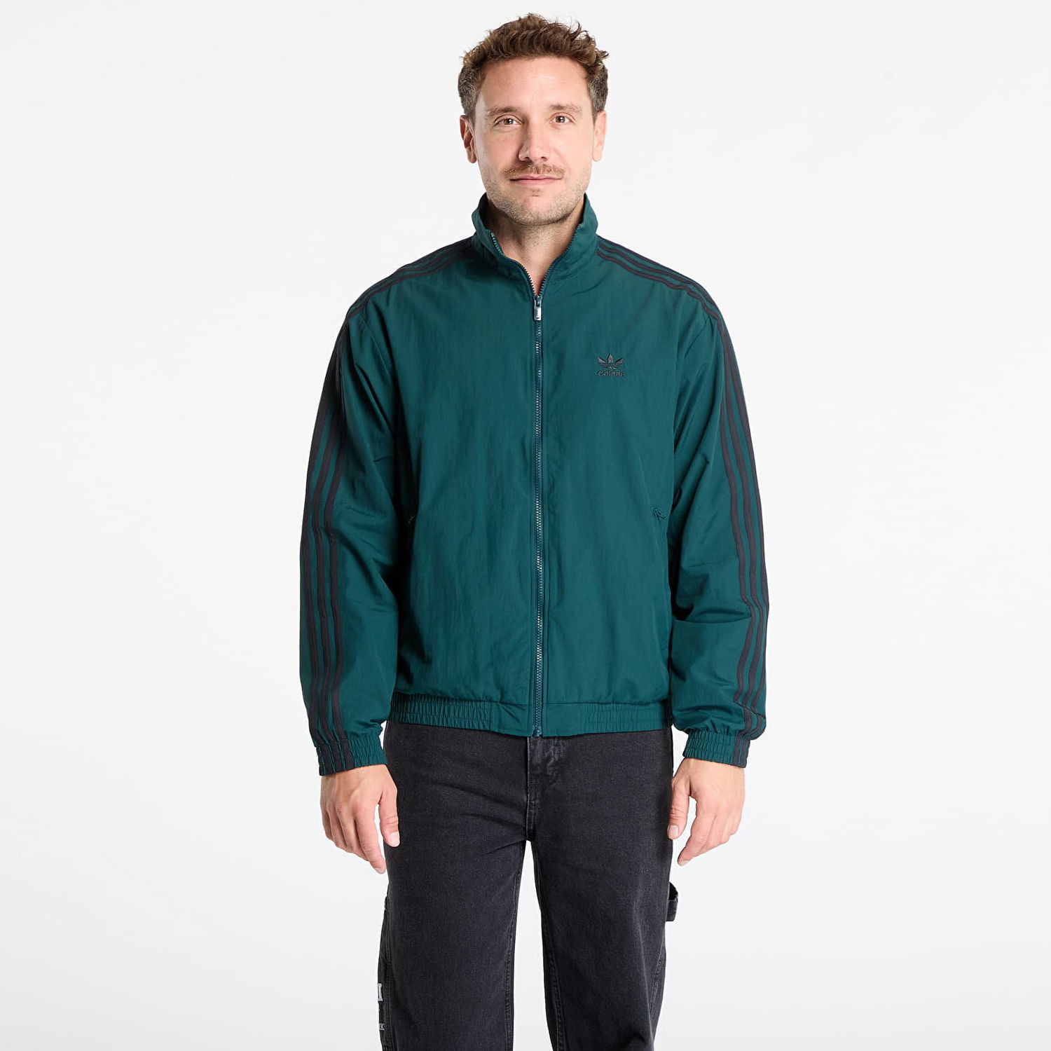 Bunda adidas Originals Adicolor Woven Firebird Track Top Zelené | JY1329, 0