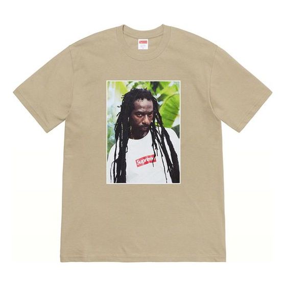 Tričko Supreme Buju Banton Character Print T-Shirt Béžová | SUP-SS19-10480, 0