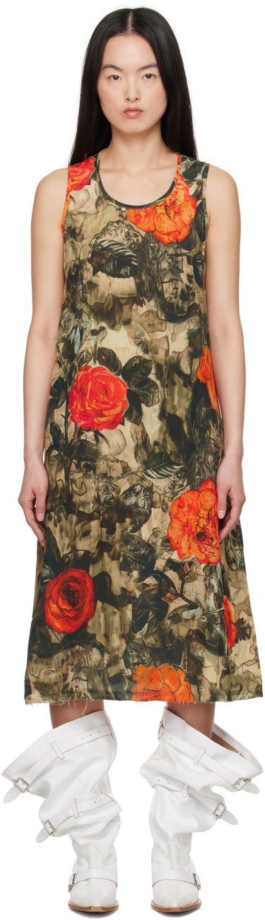 Šaty R13 R13 Sleeveless Rose Print Midi Dress Rôznofarebný | R13WR304-R535A, 0