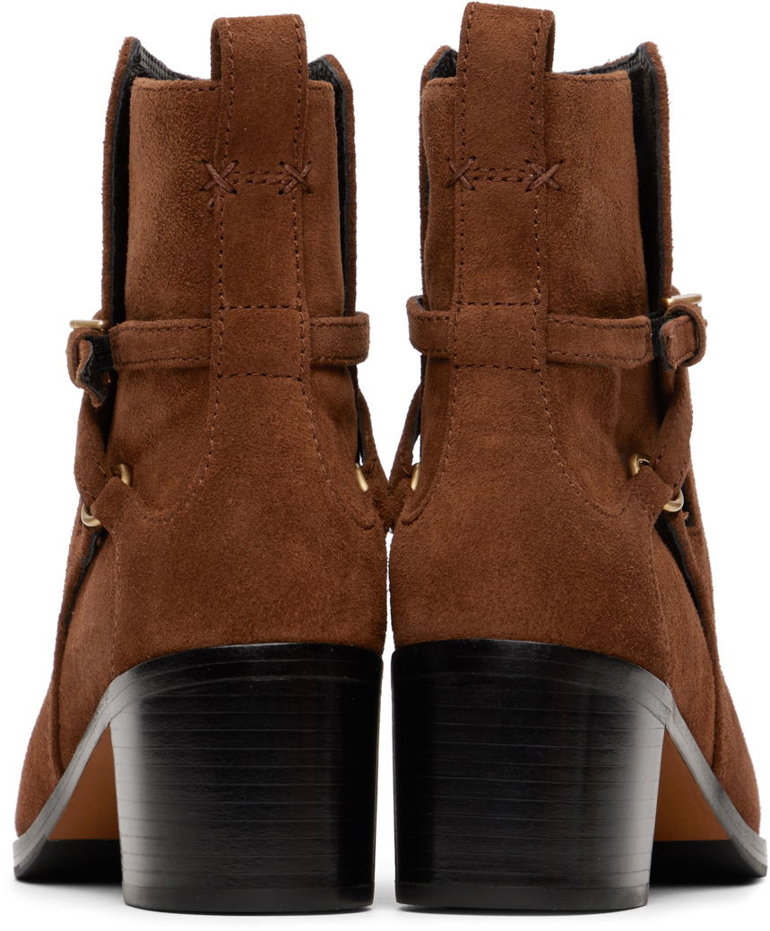 Oblečenie rag & bone Rag & Bone Suede Buckle Boots Hnedá | WFF22FF007F17, 1