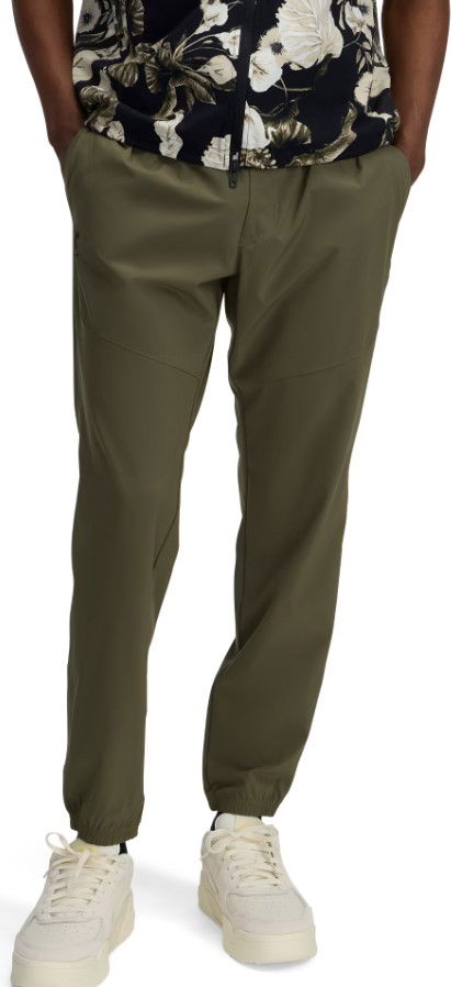Tepláky Under Armour UA Vibe Woven Jogger Pants Zelené | 1386557-390
