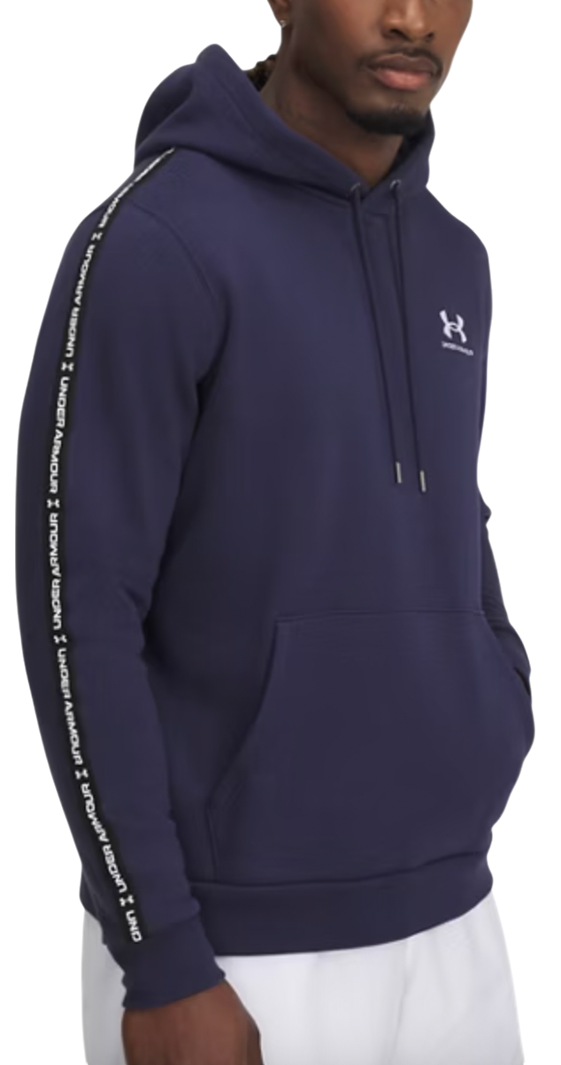 Mikina Under Armour Under Armour UA Icon Fleece HD Taping Hoodie Navy | 1389356-410, 0