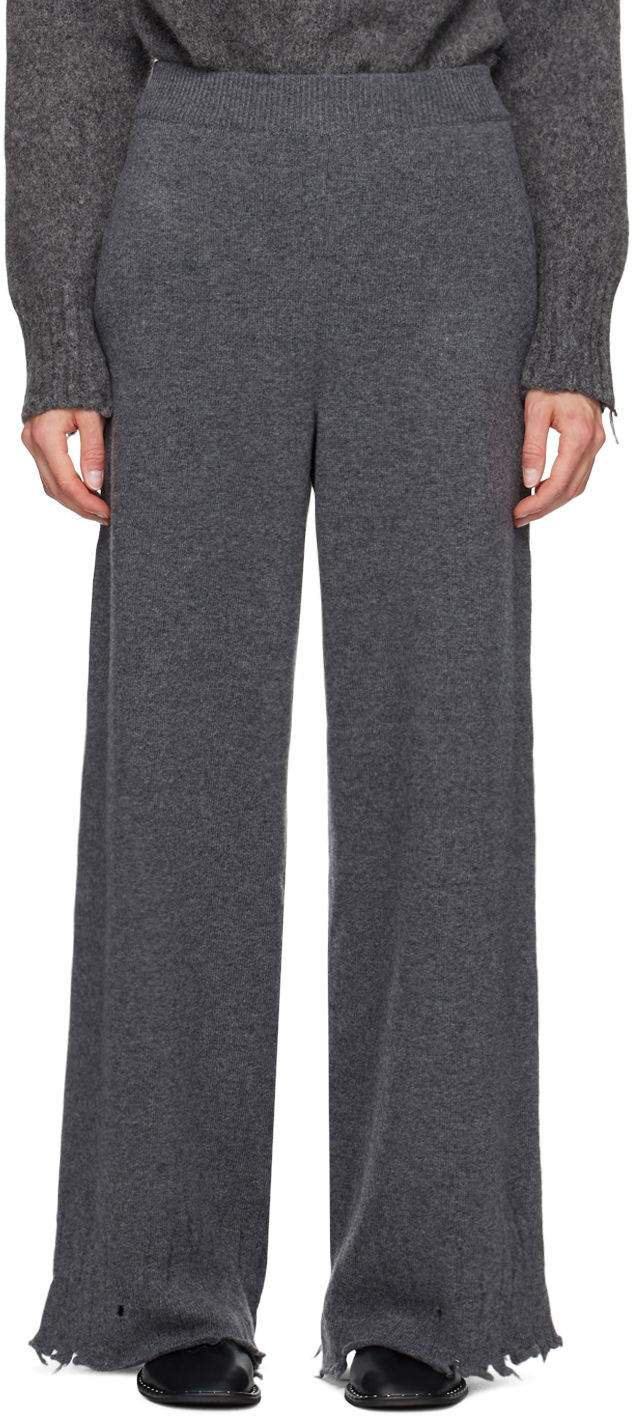 Nohavice Stella McCartney Flared High-Rise Trousers Šedá | 6K08783S2523, 0